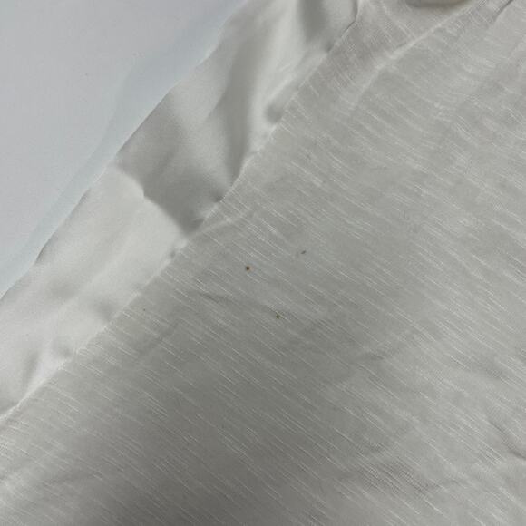 Dolan Top Womens Small White Satin V Neck Gathered Asymmetrical Anthropologie - Picture 12 of 12